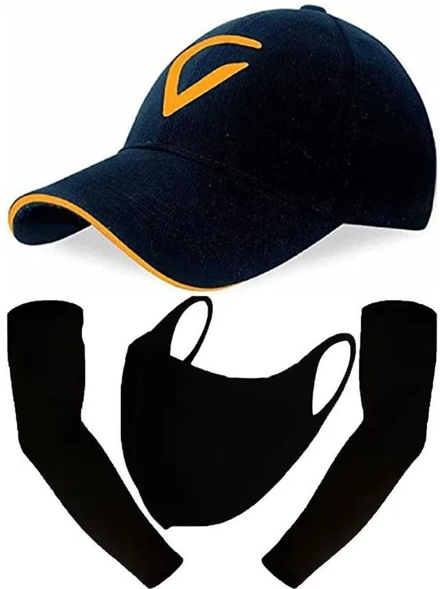 blutech Solid, Self Design, Embroidered Sports/Regular Cap