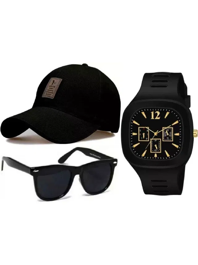 GOOD THINGS Embroidered, Self Design, Solid Sports/Regular Cap