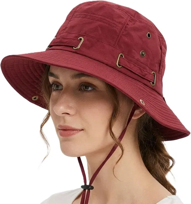 AlexVyan Casual Beach Hat SunVisor Hat for Girls UV Protection Wide Brim Summer Hat Cap
