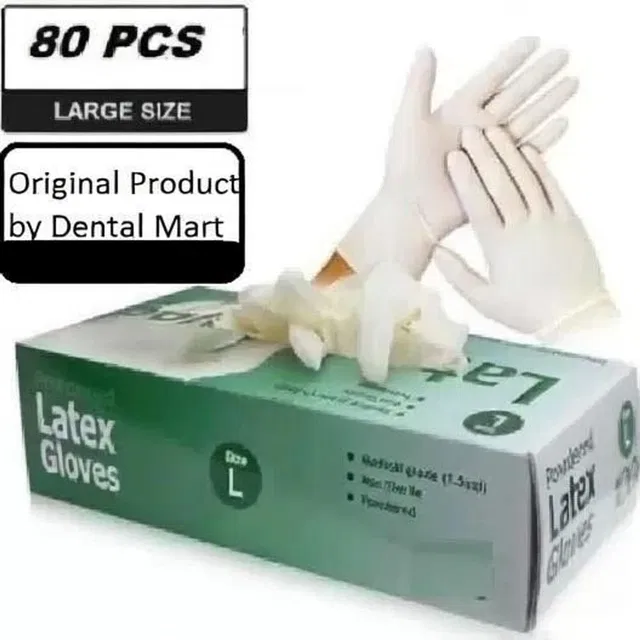 DM India Best Quality Surgical Latex Gloves Latex Examination Gloves Latex Surgical Gloves
