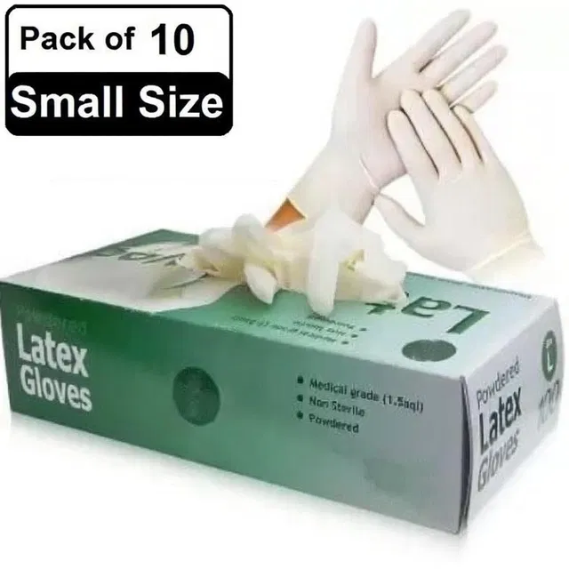 DM Eco Doctor Choice Latex Hand for Doctor, Saloon, Pharmaceutical Latex, Nitrile, Rubber Examination Gloves