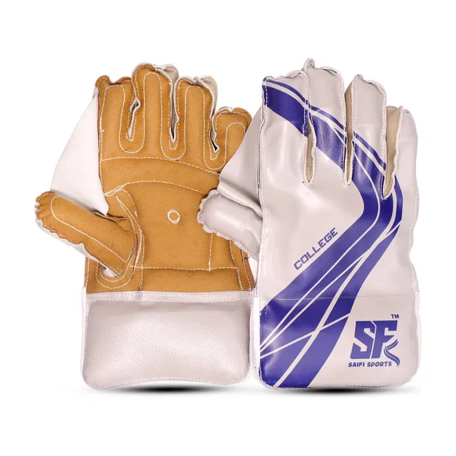 Saifi Sports Wicket Keeping Gloves Recommended for Tennis Ball Cricket for Men Wicket Keeping Gloves