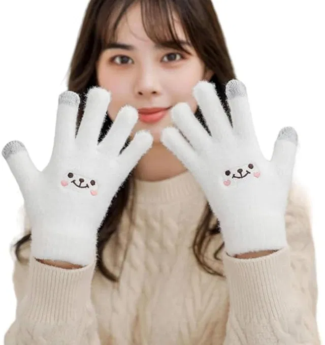 Bizarro.in Solid Winter Women Gloves