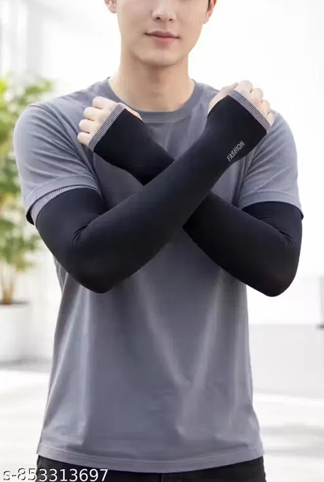 SINGH'S COLLECTION Nylon Arm Sleeve For Men & Women With Tattoo