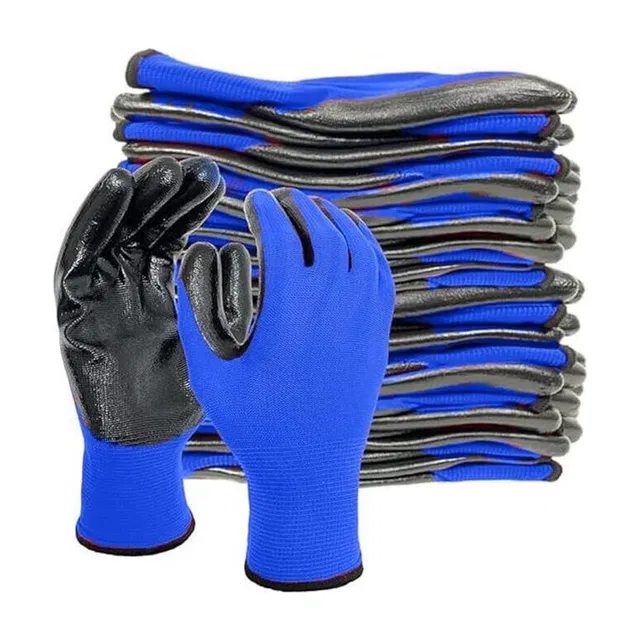 Suresafe Nylon Latex Coated Safety Hand Protection Work Gloves Industrial Material Nylon, Latex  Safety Gloves