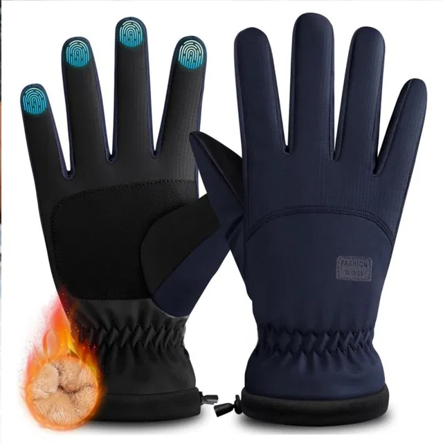 REFFER Solid Winter Men Gloves