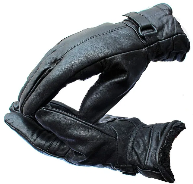 FestiveAura Solid Winter Men Gloves