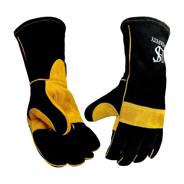 Hand safety HS-121 Leather  Safety Gloves