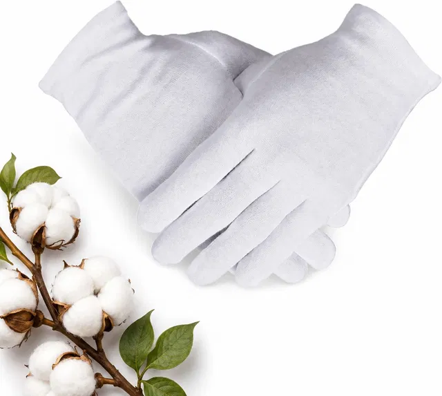 tribiz Soft 100% Cotton Hand Care Gloves