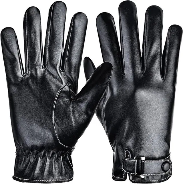 AlexVyan Solid Winter Men Gloves