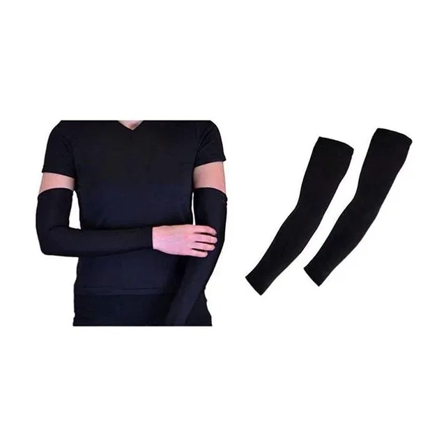 Adnate Elbow Guard Hand Gloves Arm Sleeves Gym Sports Gloves for Sun Burn Driving Gloves