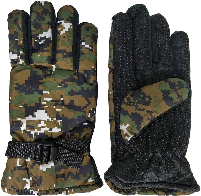 manokamna store Printed Winter Men Gloves