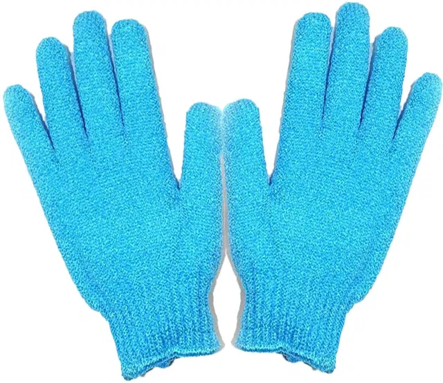 VOIISH Body Exfoliating Glove for Dead Skin, Tan Removal for Face and Body