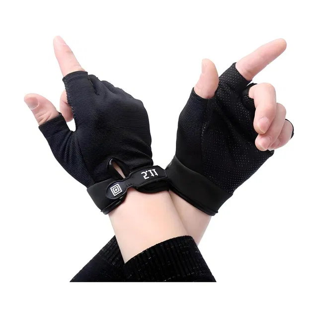 MozFit Gym Gloves for Men with Wrist Support, Fitness Gloves, Sports Gloves Bike Gloves Riding Gloves