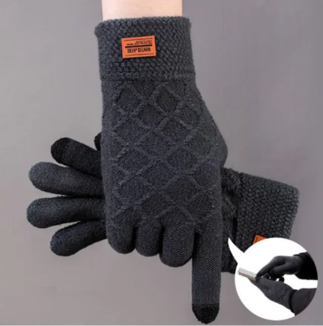 FRANKOPOLIS Solid, Self Design, Woven Winter Men & Women Gloves