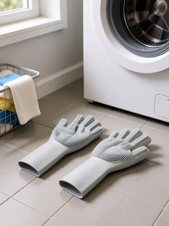 Wanzhow Grey, Multicolor Silicon Kitchen Linen Set