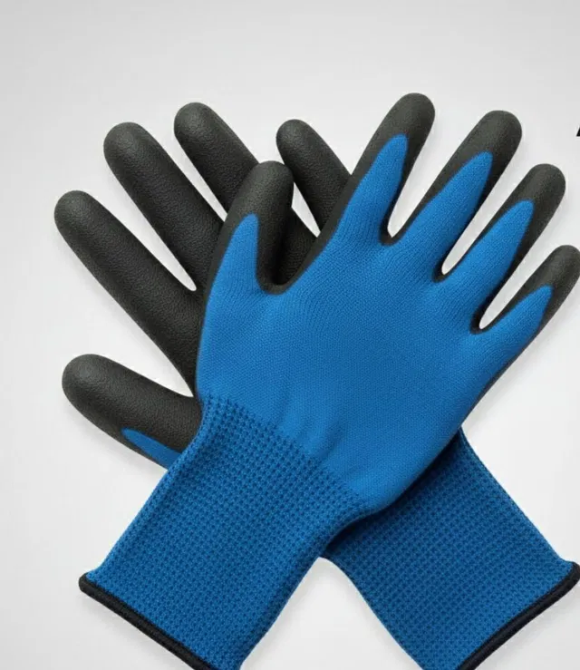 Axisgrip 5Pair Nylon Safety Gloves-Lightweight, Durable, Cut-Resistant Work Gloves Nylon  Safety Gloves