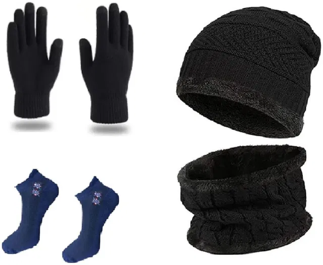 QinPin Solid Winter Men & Women Gloves