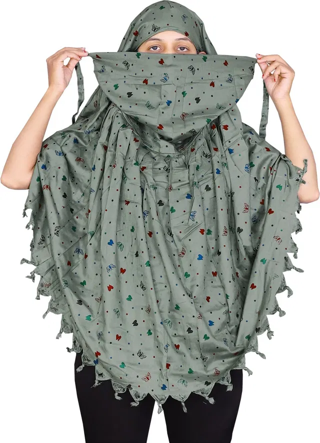 Furuux Enterprise Printed Rayon Girls Scarf, Fancy Scarf