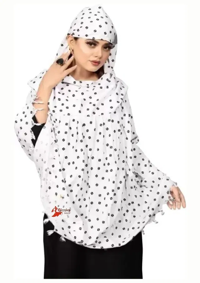 ELOSKA WORLD Printed Cotton Blend Women Fancy Scarf