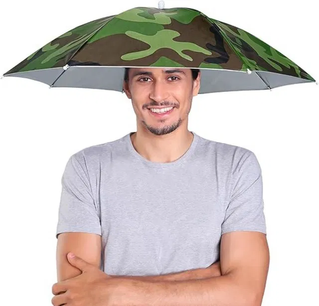 INFISPACE Cap Headwear Umbrella Hat for Outdoor Sun Rain Protection | Kids, Adults Umbrella