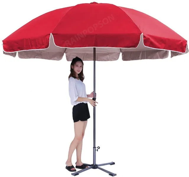 GREEN BIRD Garden Umbrella with Stand 8 feet Outdoor Big Size Garden Umbrella for Men (R6) Umbrella