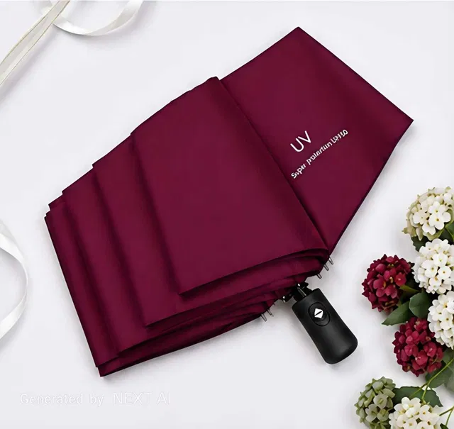 Derro UV Protection Automatic Folding Umbrella Umbrella