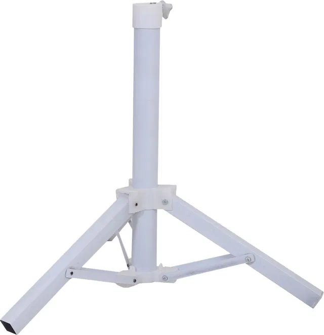 RAINVIBE Garden Umbrella Stand Holder For 8ft/7ft/6ft white color tripod stand for garden Umbrella