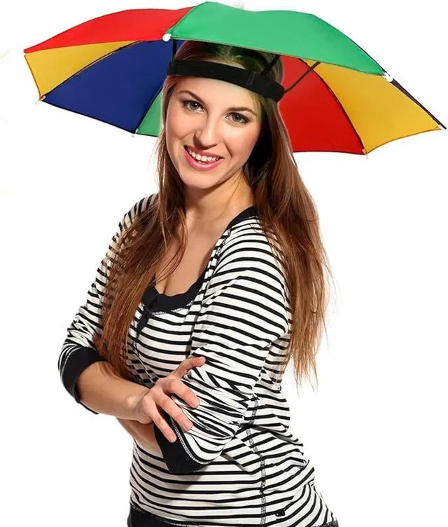 Green snap Head Umbrella For Childrens, Adults Umbrella