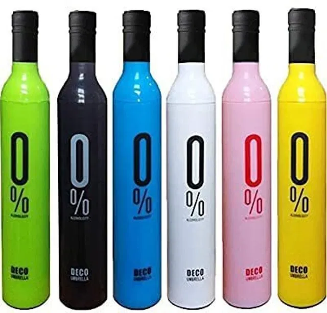 Mobofix Windproof Double Layer Umbrella with Bottle Cover Umbrella