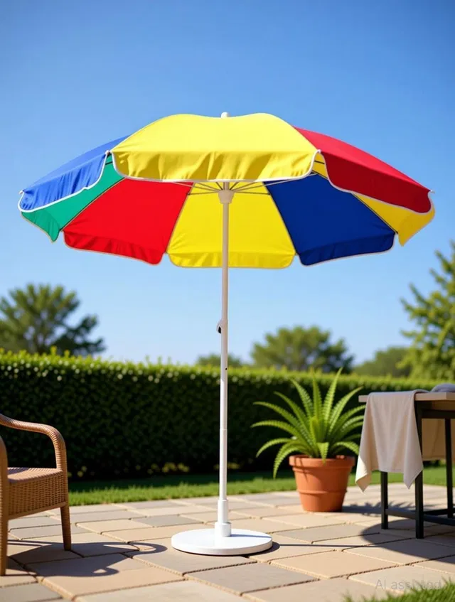 Rainpopson Garden Umbrella Stand Outdoor Big Size Patio Garden Beach And Sun Umbrella