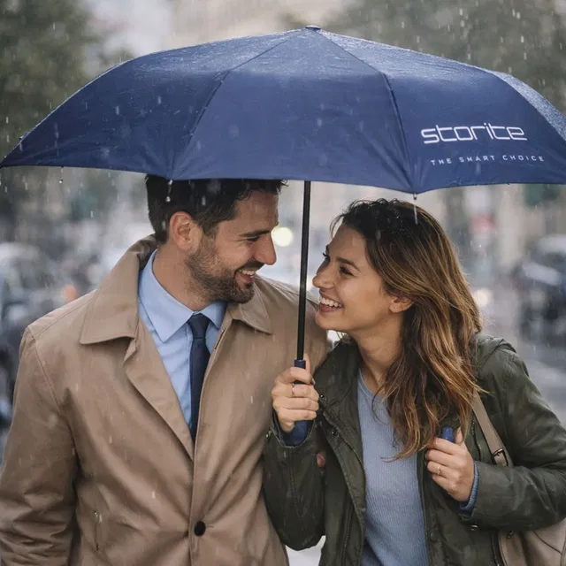 STORITE 3 Foldable UV Windproof Umbrella Auto Open Polyester for Men & Women Umbrella