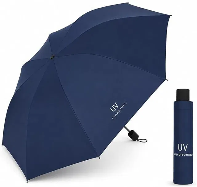 Trivox Compact Folding Umbrella for Rain, UV Protection, Windproof, Portable Umbrella