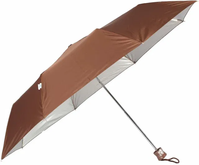 Johns 3 fold colour umbrella (DBrown) Umbrella