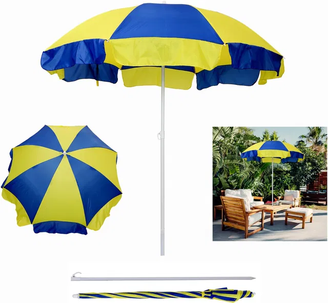 BLUEBUDS 36in/6ft Outdoor Garden Big Size Umbrella Without Stand For Hotel,Restaurants Umbrella