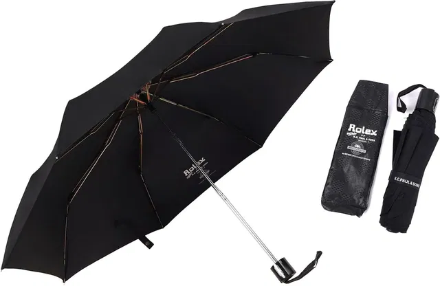 K.C. PAUL & SONS 3 fold Rain & Windproof UV Coated heavy duty umbrella for Women & Men Umbrella