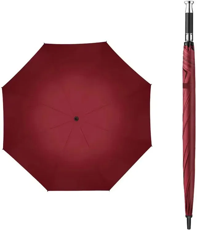 Nafeio Royal Classic Handle Umbrella Auto Open Windproof Unbreakable Stick Rain Umbrella