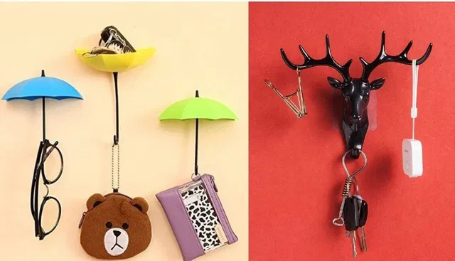 Aspire Decorative Deer Head Wall Hook Key Holder Umbrella Hook for Home Wall Hook 4