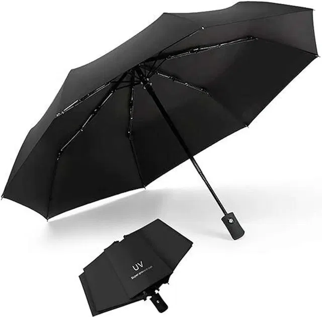 Lunovix Foldable Rain Umbrella for Men & Women | UV Protection Umbrella
