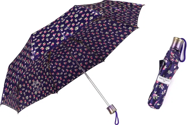 Adi K.C.Paul & Sons SILK 3 FOLD Stylist umbrella for men & women | 3 fold umbrella for women | Umbrella