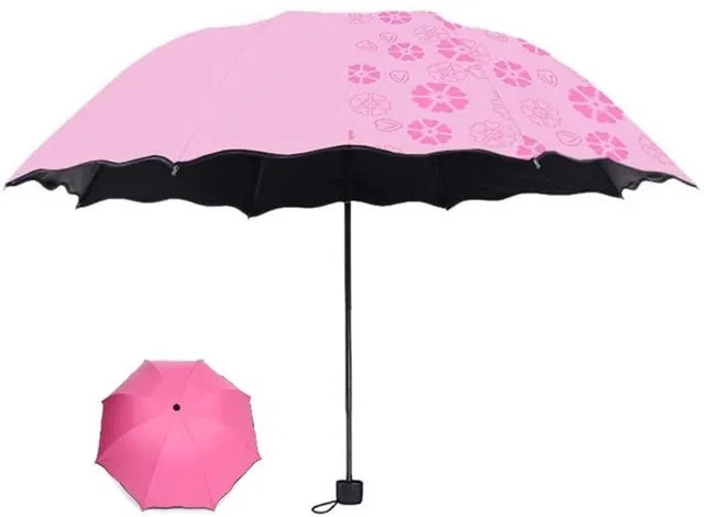 NIRMATSARAY 3 Fold Travel Compact Umbrella for Men And Women use in Rain And Sunlight Umbrella