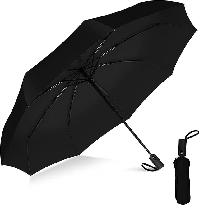 POKARI Men,Women,Kids,Girls,Boys - 3 Fold with Auto Open and Close Umbrella