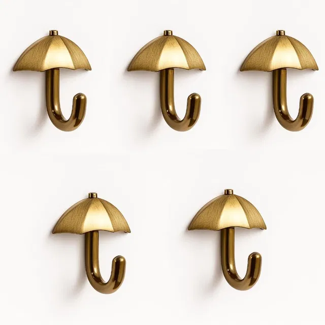 Colornest Umbrella Antique Brass Hook 1
