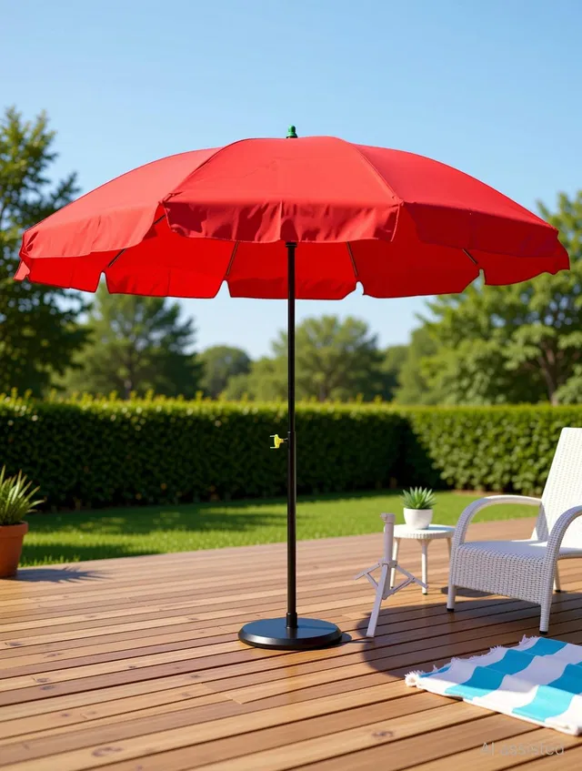 Easy Life Outdoor Garden Umbrella Without Stand 36in/6ft Big Size Garden, Hotel, Beach Umbrella