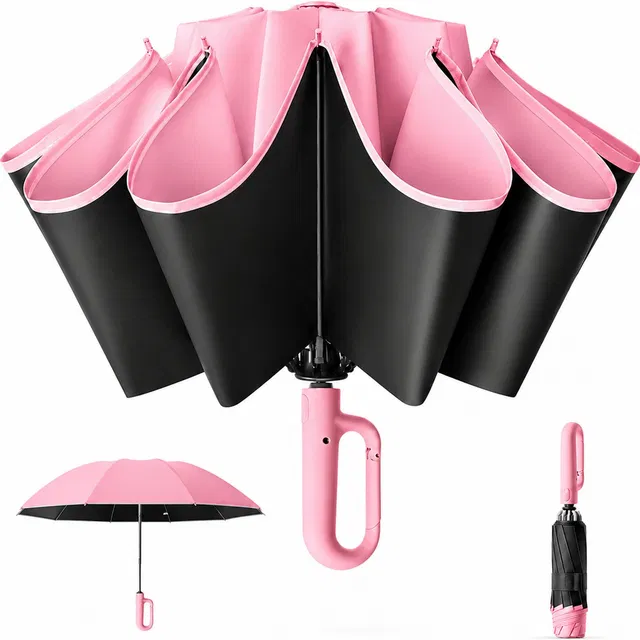 Owme Auto Open-Close UV Coated, Wind Proof Umbrella for Women & Men Umbrella