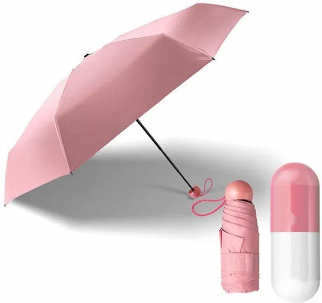 Anirdesh Ultra Lightweight Mini Foldable Capsule Umbrella Umbrella