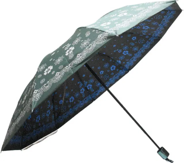 Rajani 3 fold Premium Big Size Both side design print umbrella for girls and women. Umbrella