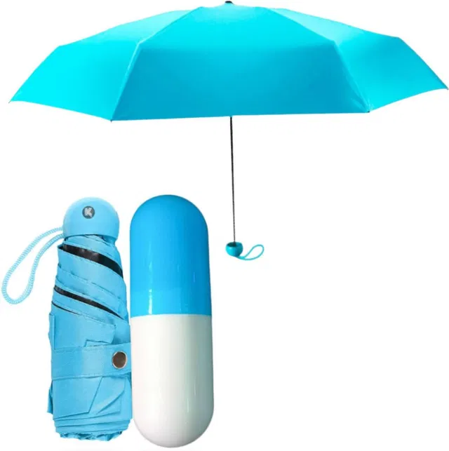ZIYTRACK Capsule Umbrella Folding Sun Umbrella Windproof Anti UV Sun Travel Umbrella Umbrella