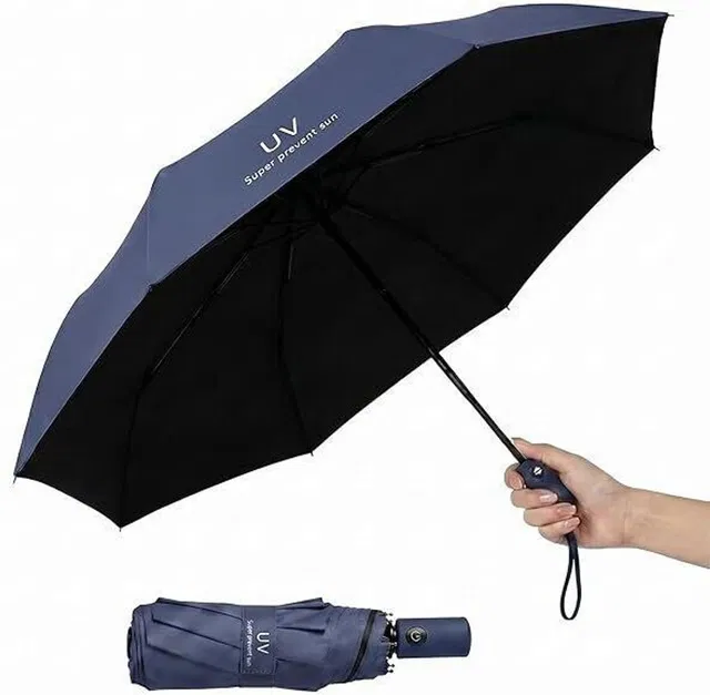 Priyanshi Pack Of 1 Automatic UV Protection Foldable Umbrella | Waterproof Travel Umbrella Umbrella