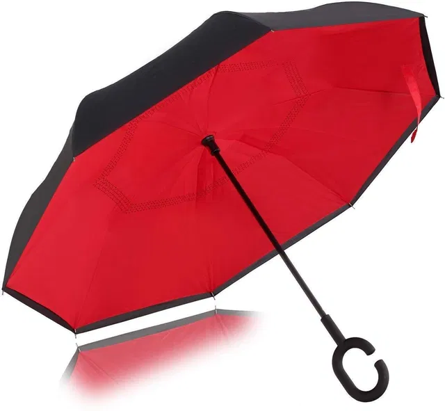 promise plus group Double Layer Inverted Umbrella C-Shaped Handle UV Protection Car Rain Outdoor Umbrella